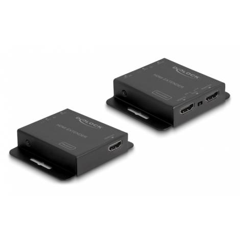 DELOCK HDMI video extender 65832, Cat.6 έως 70m, Power Over Cable, 4K