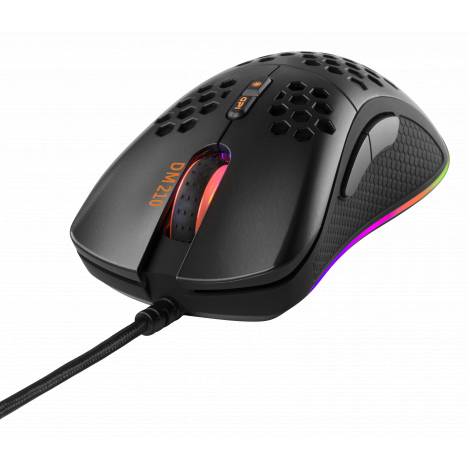 Deltaco Gaming Ενσύρματο Ποντίκι DM210 7 Πλήκτρων 6400 DPI RGB USB Μαύρο GAM-108