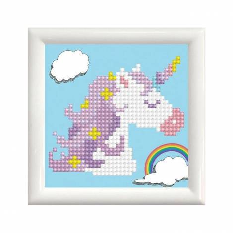 Diamond Dotz Preety Pony με Κορνίζα 12X12 Αρχάριοι χρήστες