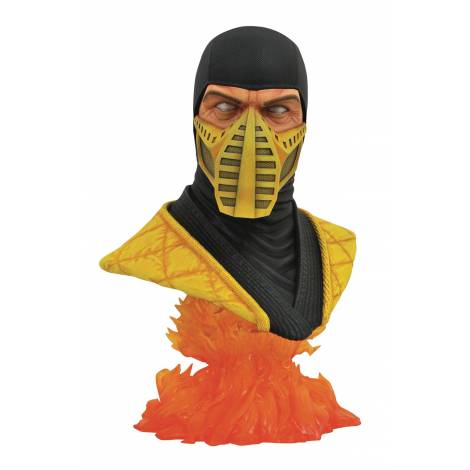 Diamond Select Toys: Mortal Kombat 11 Legends In 3D Scorpion 1/2 Scale Bust (MAR202627)
