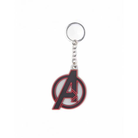 Bioworld  Difuzed Avengers - Logo Rubber Keychain (KE254750AVG)