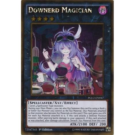 Downerd Magician (PGL2-EN047) - Premium Gold: Return of The Bling - 1st Edition - Gold Rare