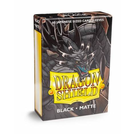 Dragon Shield – Japanese Matte Deck Protectors 60-ct Black