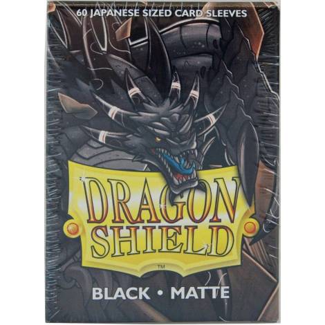 Dragon Shield Small Mattel Black Sleeves (60ct) (ART11102)
