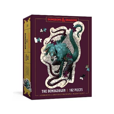 DUNGEONS   DRAGONS MINI SHAPED JIGSAW PUZZLE: THE DEMOGORGON EDITION