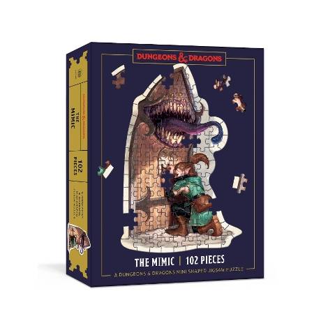 DUNGEONS   DRAGONS MINI SHAPED JIGSAW PUZZLE: THE MIMIC EDITION