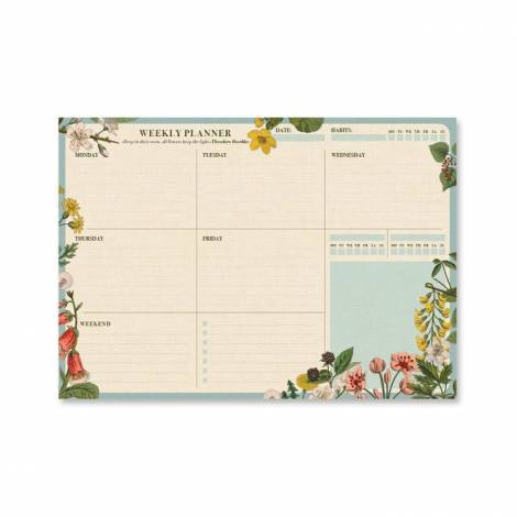Εβδομαδιαίο Πλάνο Μπλοκ A4/21Χ29 εκ. BOTANICAL 21X29 (Α4) Φύση Εβδομαδιαίο Στο γραφείο Πλάνα Botanical