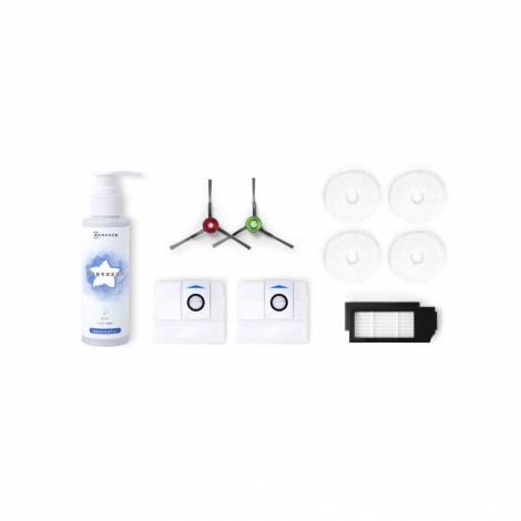 Ecovacs Service Kit X1 OMNI: 2x s Brushes 1x Filter 2x Dust Bags 4x Mopping pad 1x Cleaning Solution