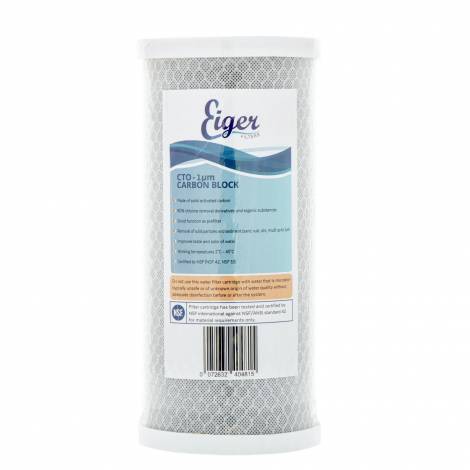 Eiger Filters BBCTO10 Φίλτρο Συμπαγή Ενεργού Άνθρακα για Συσκευές Big Blue 10