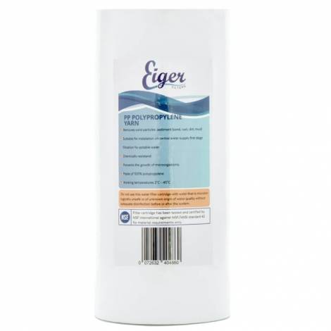 Eiger Filters BBPP10 Φίλτρο Πολυπροπυλενίου για Συσκευές Big Blue 10