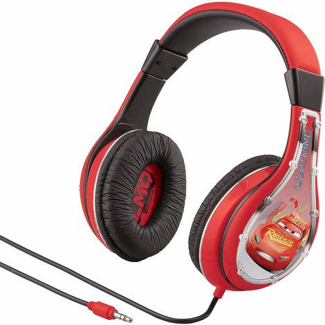 eKids Cars Ενσύρματα Ακουστικά με ασφαλή μέγιστη ένταση ήχου για παιδιά και εφήβους (CR-140) (Κόκκινο/Μαύρο)