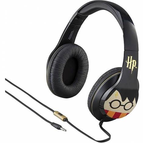eKids Harry Potter Ενσύρματα Ακουστικά με ασφαλή μέγιστη ένταση ήχου για παιδιά και εφήβους (RI-M40HP) (Μαύρο)