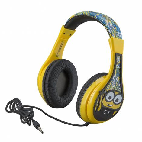 eKids Minions Ενσύρματα Ακουστικά με ασφαλή μέγιστη ένταση ήχου για παιδιά και εφήβους (MS-140) (Κίτρινο/Μαύρο)