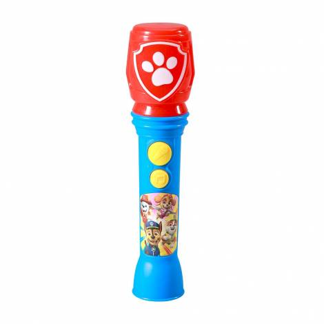 eKids Paw Patrol Ασύρματο Μικρόφωνο Karaoke για παιδιά με ενσωματωμένη μουσική, φωτισμό, Sound Effects (PW-070) (Κόκκινο/Μπλε/Κίτρινο)
