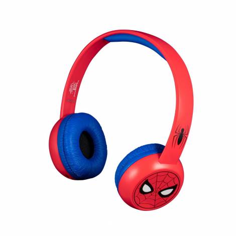 eKids Spiderman Ασύρματα Ακουστικά με ασφαλή μέγιστη ένταση ήχου για παιδιά και εφήβους (SM-B38VM) (Κόκκινο/Μπλε)