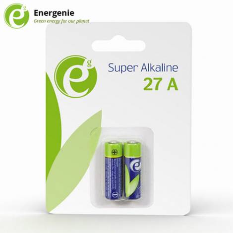 ENERGENIE ALKALINE 27A BATTERY 2-PACK (072-01-000924)