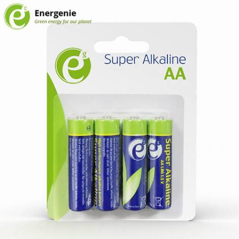 ENERGENIE ALKALINE AA BATTERIES 4-PACK (072-01-000909)