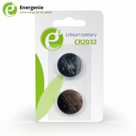 ENERGENIE BUTTON CELL CR2032 2-PACK (072-01-000914)