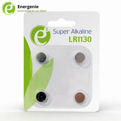 ENERGENIE BUTTON CELL LR1130 4-PACK (072-01-000925)