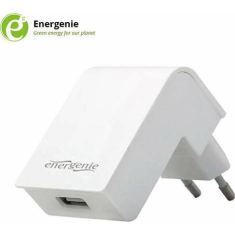 Energenie Φορτιστής Χωρίς Καλώδιο με Θύρα USB-A Λευκός (EG-UC2A-02)