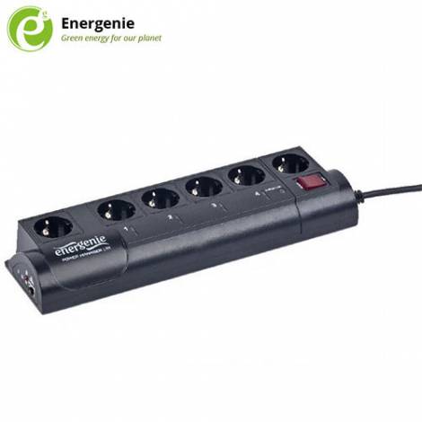 ENERGENIE PROGRAMMABLE SURGE PROTECTOR WITH LAN INTERFACE 4 SOCKETS