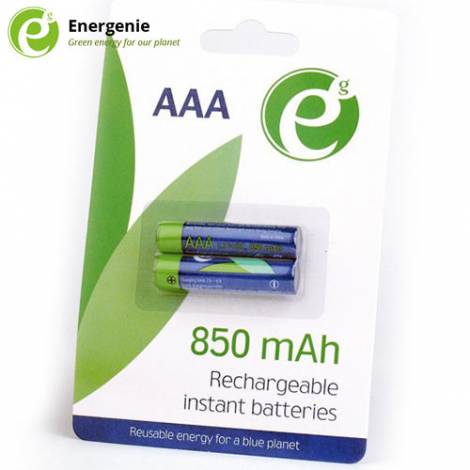 ENERGENIE READY TO USE RECHARGEABLE BATTERIES AAA 850MAH 2PCS/PACK (072-01-000585)