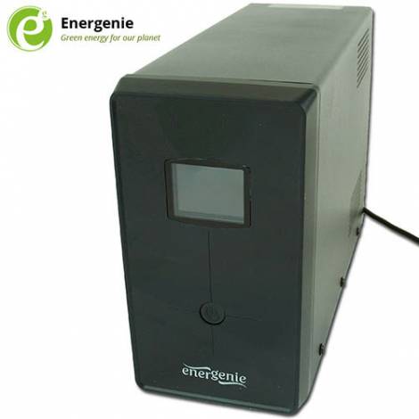 ENERGENIE UPS WITH USB AND LCD DISPLAY 1200 VA BLACK