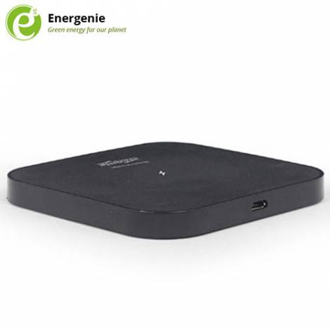 ENERGENIE WIRELESS QI 3,0 FAST CHARGER SQUARE BLACK 5W (072-01-000761)