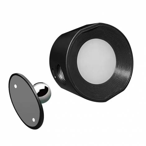 Επαναφορτιζόμενο Φωτιστικό Τοίχου Oasis LED Type C, Τηλεχειριστήριο 5W, 160lm, 2600-2800K, 2000mAh Μαύρο CLLAMP-B