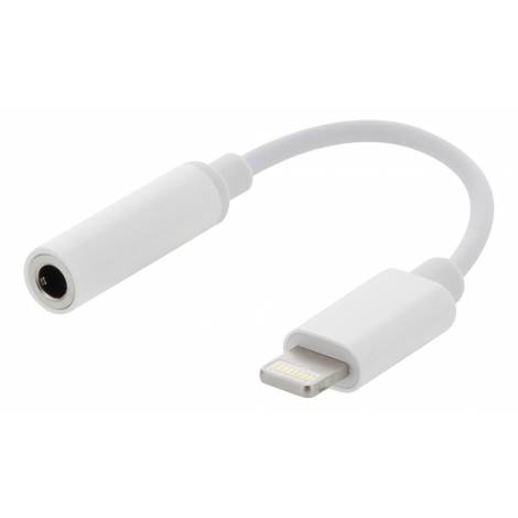 EPZI Αντάπτορας Lightning σε 3,5mm Audio 4.5cm Λευκός IPLH-595