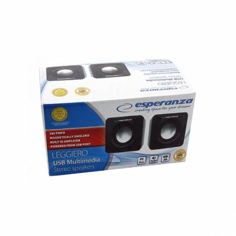 Esperanza Ηχείο 2.0 Channel EP111 μαύρο