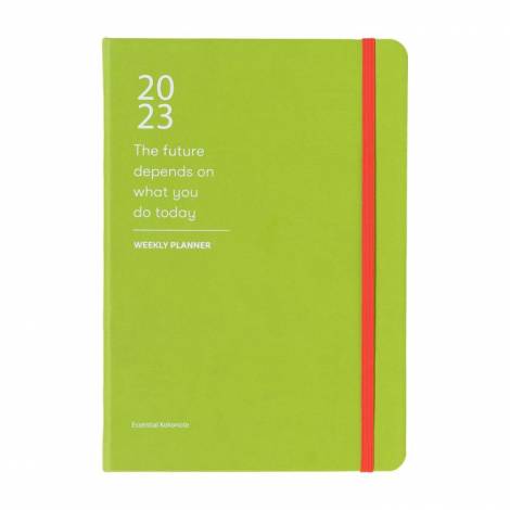Ετήσιο Εβδομαδιαίο Ημερολόγιο 2023 Α5/15x21εκ COLOR FUN Green Essential by Kokonote 15X21 (Α5) Μονόχρωμο Εβδομαδιαίο