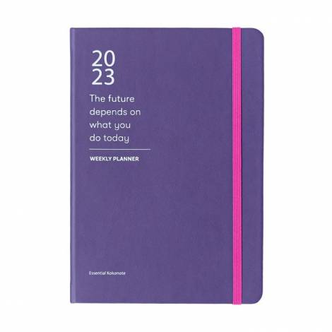 Ετήσιο Εβδομαδιαίο Ημερολόγιο 2023 Α5/15x21εκ COLOR FUN Purple Essential by Kokonote 15X21 (Α5) Μονόχρωμο Εβδομαδιαίο