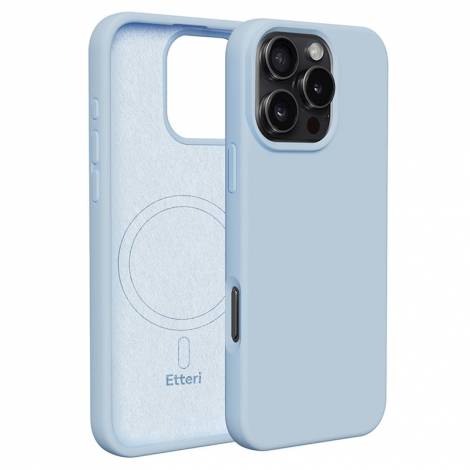 Etteri Silicone Mag case for iPhone 16 Pro Max - Θήκη προστασίας iPhone 16 Pro Max σε Γαλάζιο Χρώμα