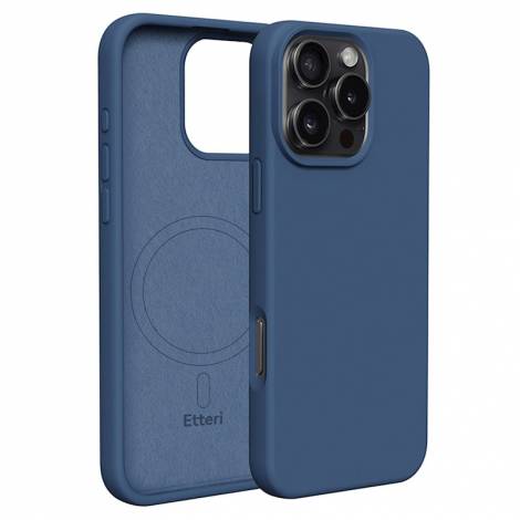 Etteri Silicone Mag case for iPhone 16 Pro Max - Θήκη προστασίας iPhone 16 Pro Max σε Μπλε Χρώμα