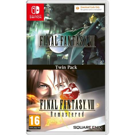 Final Fantasy VII and Final Fantasy VIII Remastered - Twin Pack (Nintendo Switch) Code in a Box