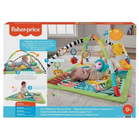 Fisher-Price 3 in 1 Rainforest Sensory Gym (HJW08)