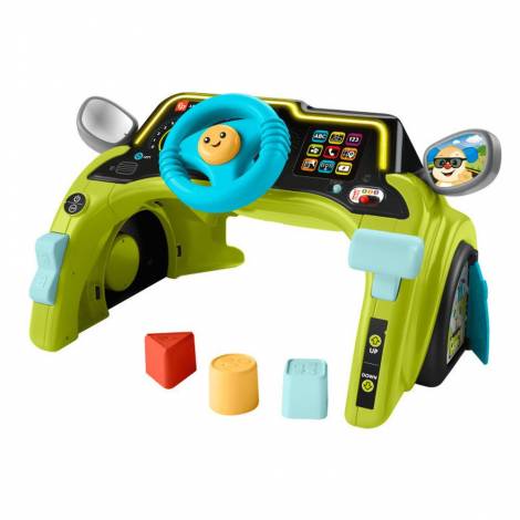 Fisher-Price Laugh  Learn - Sit  Steer Driver (English, Greek  Turkish Language) (HYR91)