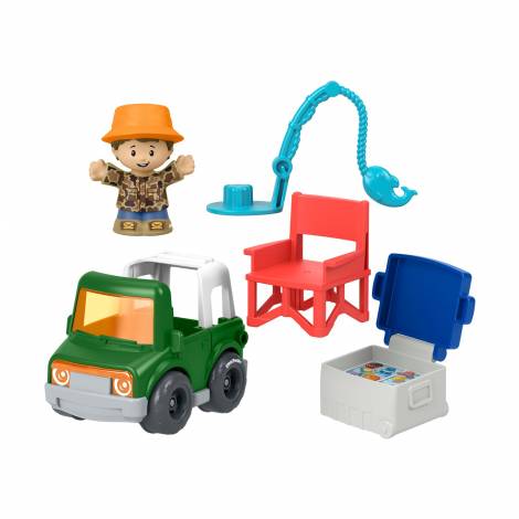 Fisher-Price Little People: Vehicles with Figure & Accessories Fishing (JMT86)
