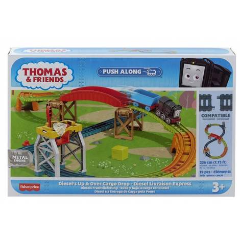 Fisher-Price Thomas  Friends: Push Along - Diesels Up  Over Cargo Drop (HPM62)