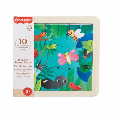 Fisher-Price: Wooden Jigsaw Puzzle - Bug (HXV19)