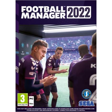 Football Manager 2022 (κουτί με κωδικό για Steam) δώρο Coach Planner (PC)