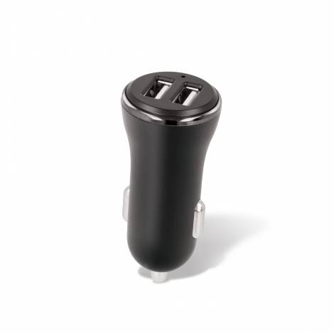 Forever - Dual USB Car Charger 2.4A - Black