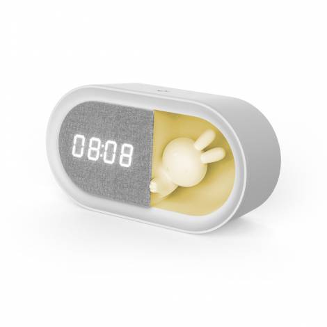 Forever Light Alarm clock with LED Bunny night light - Νυχτερινό φωτάκι / ξυπνητήρι με ενσωματωμένη φιγούρα Κούνελου (FNL-05)