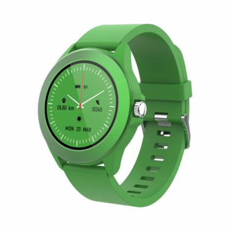 Forever Smartwatch με παλμογράφο Colorum CW-300 xGreen σε πράσινο χρώμα