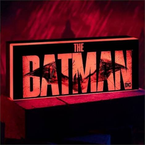 Paladone Φορητό Φωτιστικό THE BATMAN Logo Πολυπροπυλένιο / PP Κόκκινο DC comics USB PP9774TBM