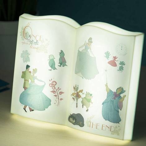 Paladone Φωτιστικό DISNEY Cinderella Story Book PVC Πολύχρωμο / Με σχέδια Disney  PP8268DP