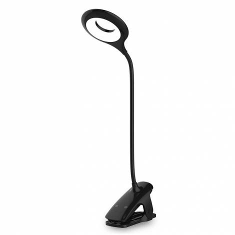 Φωτιστικό Γραφείου LED 3W Επαναφορτιζόμενο 1800mAh, 200lm με Εύκαμπτο Βραχίονα και Κλιπ