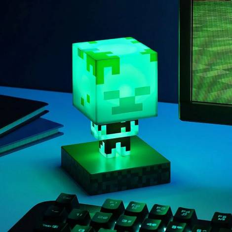 Paladone Φωτιστικό MINECRAFT Drowned Zombie Icon Οικολογικό πλαστικό BDP Πράσινο Minecraft 2 Μπαταρίες AAΑ