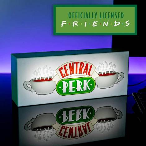 Paladone Φωτιστικό ΤΑ ΦΙΛΑΡΑΚΙΑ / FRIENDS Central Perk Logo Πολυπροπυλένιο / PP Λευκό Friends / Τα Φιλαράκια 3 Μπαταρίες AAΑ ή USB